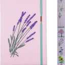 FRORA Embroidered Journal Notebook, Hardcover, Dotted line, (Pink, Lavender), 192 Pages, Medium 5.8 inches x 8.6 inches - 80 GSM thick Paper
