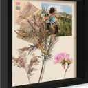 11x11 Shadow Box Display Case with Tempered Glass, Black Wooden Large Memory Shadow Box Frame with Soft Linen Back for Wall or Tabletop Display