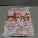 PRETTYGARDEN Women Summer Boho Maxi Dresses 2025 V Neck Puff Short Sleeve A-Line Flowy Tiered Floral Wedding Guest Dress (Pink, M)