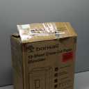 Bonsaii 10-Sheet Cross Cut Paper Shredder, 5.5 Gal Home Office Heavy Duty Shredder for Credit Card, Staple, Clip with Transparent Window(C209-D)