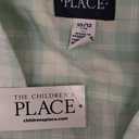The Children's Place Boys Long Sleeve Button Down Shirts (Large, Mint Cream)