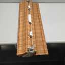 LazBlinds No Tools No Drill Cordless Bamboo Roman Shades, Light Filtering Window Treatment, Roll Up Bamboo Blinds for Windows 30'' W x 48'' H, Ceylon Light Russet
