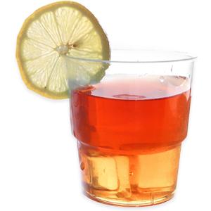 6oz(180ml) Mini Cup 200 Ct, Crystal Clear Hard Plastic Glass, Thick Disposable Drinking Tumbler for Party, Fancy Cocktail Glasses, Transparent Cups for Tiramisu, Martini, Margarita in Bar