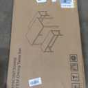 Tatub Dining Table Set for 4, 3-Piece Kitchen Table with 2 Benches, Space-Saving Dining Room Set for Breakfast Nook and Small Spaces, Brown