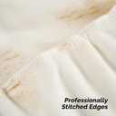 FUTEI Yellow White Decorative Throw Pillow Covers 18x18 Inch Set of 2,Soft Fuzzy Faux Rabbit Fur Cushion Covers with Raised Texture,Neutral Boho Home Decor for Couch Bed Living Room