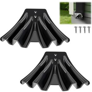 2PCS Gutter Downspout Diverter, Gutter Downspout Extensions for Rainwater Dispersal, Rain Gutter Disperser Fit for 3"x 4" and 3" x 2" Downspout