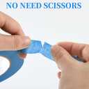 Blue Masking Tape,Painters Tape,Blue Painters Tape for Automotive paniting,DIY Paper Arts & Crafts, Spraying Drywall Paint, No Residue & Easy to Clean Up,6pcs 0.7in. X 54 Yd Painter's Tape