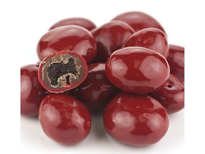 Planet Sweets Red Chocolate Covered Dried Cherries 1.5 Pounds, BBD: 04/04/2026