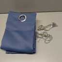 DWCN Dusty Blue Curtains 84 Inches Long, Thermal Blackout Bedroom Drapes, Solid Grommet Room Darkening Panels - W42xL84 Inch, 1 Pair