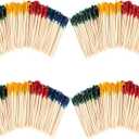 2000Pcs Toothpicks for Appetizers, 2.5 Inch Cocktail Picks with Assorted Colors, Wooden Food Toothpicks for Appetizers Cocktail Fruit Club Sandwiches Barbecue Party Supplies