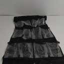 Simple Houseware 24 Pockets Large Clear Pockets Over The Door Hanging Shoe Organizer, Black (56" x 22.5")