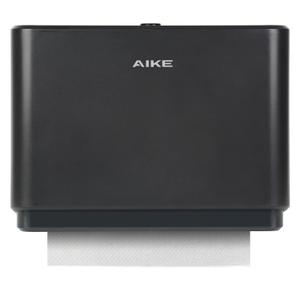 AIKE Wall Mount Paper Towel Dispenser, Fit Multifold Paper Towel Folded Size 10"x3.1" or Smaller, 200 Sheets Capacity Black Finish