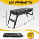 Portable BBQ Grill Home Charcoal Grill and Outdoor Folding Grill, Perfect for Traveling, Outdoor Cooking and BBQ, Camping, Picnics