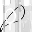 BodyGuardz Ace Pro Compatible with iPhone 16 Pro Max Case - Shockproof Cover with 18FT Drop Tested - Compatible with MagSafe - Wireless Charging - Responsive Buttons (Clear)