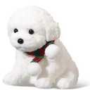 Meooeck Big Handmade Squeeze Dog Stress Relief Large Cute Teddy Squeeze Soft Dog Sensory Kawaii Stress Relief for Adults (White Color)