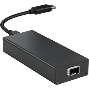 USB4 Type C to SFP+ 10G Network Card with Intel JHL7440 Chip & 82599EN 10G Optical Port,Compatible with Thunderbolt 3/4,Plug & Play 10Gb SFP+ Ethernet Adapter Support Win10/11/MacOS/Linux