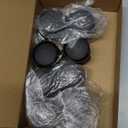 PATIKIL Office Chair Wheels Replacement 1.5", 8 Pcs Nylon Heavy Duty Office Furniture Casters Wheels with Universal Wheel for Hardwood Floor Carpet, Black(Grip Neck Stem)