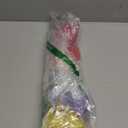 Abaodam 12Pcs Tulip Shaped Decorative Windmills Outdoor Colorful Pinwheels for Garden Yard Lawn Play Areas and Holiday Party Decor