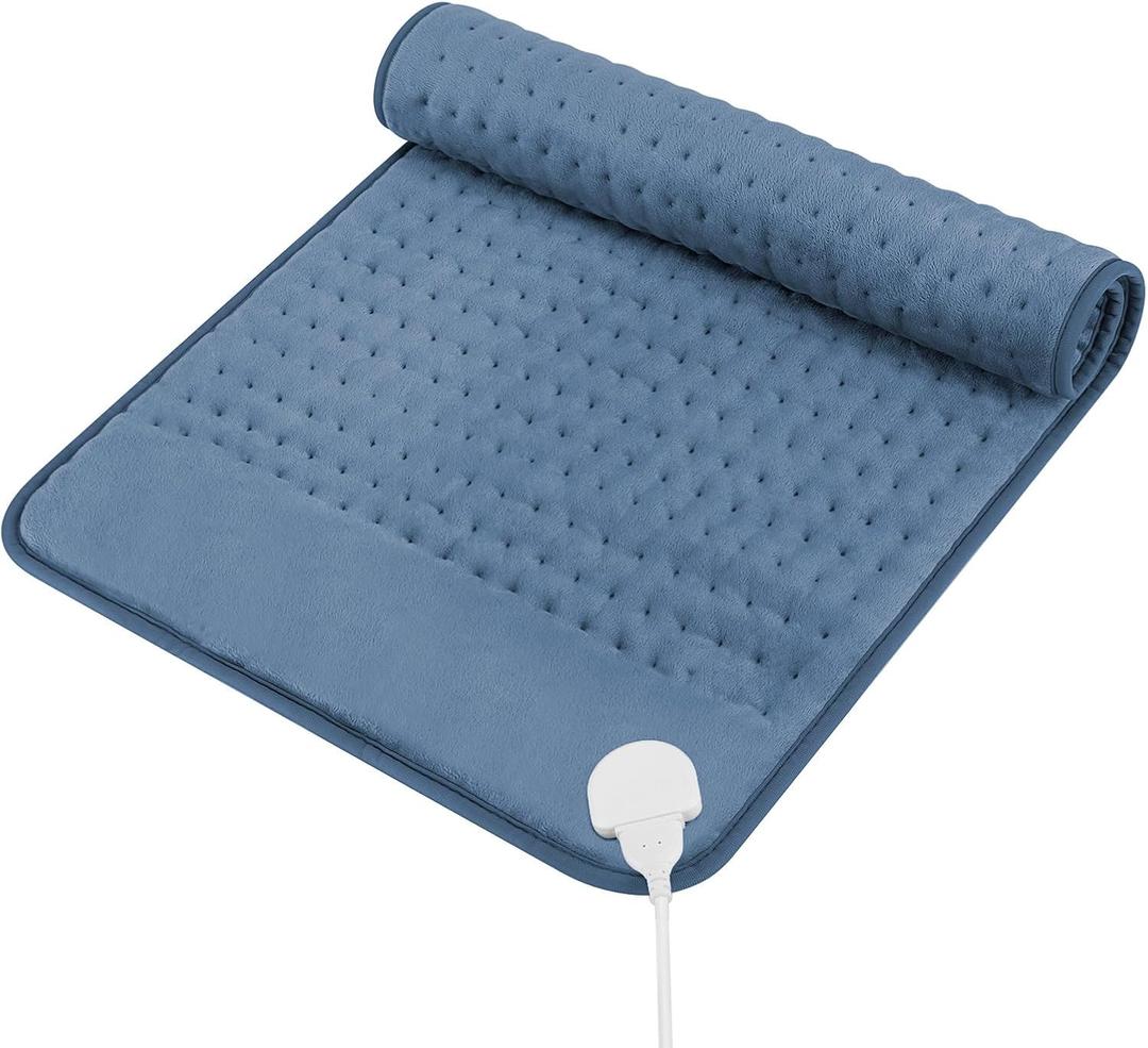 Large Heating Pad for Back Pain Relief, Electric Heating Pad for Neck and Shoulders, Auto Shut Off, Fast Heat, Christmas Gifts for Women Men, Birthday Gifts for Mom Dad (17'' x 33)