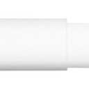Kenney - Rogers Twist & Fit No Tools Camlock Tension Curtain Rod, 28 to 48 Inches, 5/8" Diameter, White Extendable, No Drilling, Easy Install for Windows