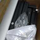 Shower Bench Seat for Shaving Legs, Waterproof Shower Stool for Inside Shower with Handles & Shower Head Holder, Bathroom Shower Chair, Black Shower Foot Rest with Adjustable Feet, Non-Slip