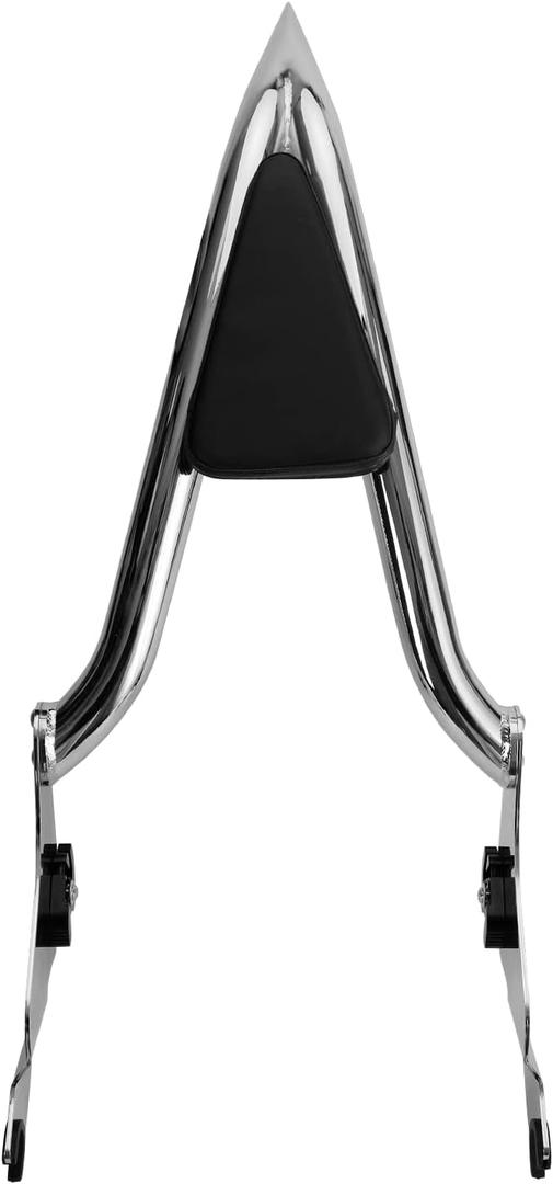 Topteng Passenger Backrest Sissy Bar Luggage Rack fit for Harley CVO Road Glide/Touring Road King/Road Glide/Street Glide 2009-2022 (Chrome)