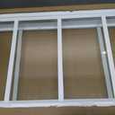 Melkus Shed Window 12"x36" 2 Pack Transom Window Fixed Design with Tempered Glass, Perfect for Shed, Chicken Coop, Barn, Greenhouse, Garage, Playhouse, Storage Room, White, 12"x36"/2pcs