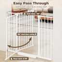 36" Extra Tall Baby Gate, 29"-45" Wide Auto Close Dog Gate Indoor
