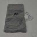 Microwave Heating Pad with Washable Cover, 8 X 16“ Microwavable Heating Pads for Neck and Shoulders and Back, Warm Compress for Knee, Muscles, Joints, Wrist, Abdomen (Gray)