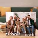 SYNTRIFIC Acrylic Frames 8x10,5 Pack 10+10mm Thickness Frame Acrylic,Freestanding Double Sided Magnetic Frame Lucite Frame Transparent Gift for Desktop Display