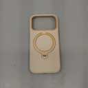 TORRAS Q3 Wind Flow for iPhone 17 Pro Case Silicone, Fit for MagSafe, Magnetic 360 Spin Stand with Camera Control, Liquid Silicone Rubber Soft Phone Case for iPhone 17 Pro 6.3'', Butter