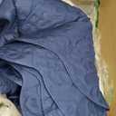 Oversized King Bedspreads 128x120 Extra Wide Quilt for Tall King California King Bed Lightweight 3 Piece Quilted Coverlet Pillow Shams Set Navy