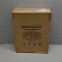 SNSLXH 5 Pack Stackable Closet Storage Basket, Multifunctional & Foldable Closet Organizer for Bathroom Kitchen Laundry Room Wardrobe Storage, Space-Saving Clothes Storage Drawer Organizer, White