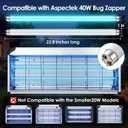 4 Pack 20W Bug Zapper Light Bulb Replacement Compatible with Aspectek 40W Bug Zapper - T8 UV Light Tube with 5000 Hour Lifespan, 23Inch Long for Large Electronic Insect Killers