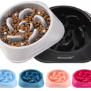 MateeyLife 2-Pack Slow Feeder Dog Bowls, 2 Cups, Dog Puzzle Feeder Bowl