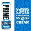 PRIME Protein Shake, Cookies & Cream, 32g Protein for Muscle Support & Recovery, Ultra-Filtered Milk, Lactose Free, Low Sugar, Low Calorie, Ready to Drink, 11 fl oz, 12 Pack (EXP 12/18/26)