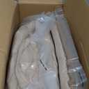 Maple&Stone Full Size Comforter Set 7 Pieces Bed in a Bag  Down Alternative Bed Set with Sheets, Pillowcases & Shams, Soft Reversible Duvet Insert, Beige