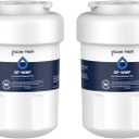GLACIER FRESH Replacement for MWF Refrigerator Water Filters, SmartWater MWFP, MWFA, GWF, HDX FMG-1, WFC1201, RWF1060, 197D6321P006, Kenmore 9991, 2 Pack (White)