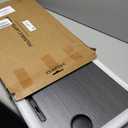 Laptop Bed Desk, Foldable Lap Desk, Portable Lap Table, Laptop Stand with Cup Holder & Tablet Slot & Lifting Handle for Working Writing Drawing & Eating - Black