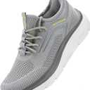 FitVille Men's Wide Walking Shoes Athletic Sneakers Lightweight Workout Slip-on Shoes for Flat Feet - Cloud Strider V1