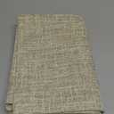 Softalker Faux Linen Placemats Set of 4-12 x 18 Inch, Heat Resistant Double Layered Durable Burlap Farmhouse Place Mats, Non-Slip Washable Rustic Table Mats for Dining, Kitchen, PartyBeige