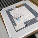 Lighted Mirror, 31x36 Inch Gradient Front and Backlit Bathroom Mirror, 3 Colors Dimmable CRI>90 Double Lights, IP54 Enhanced Anti-Fog, Hanging Plates Wall Mount