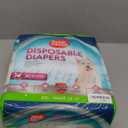 Simple Solution Dog Diapers Female, Dog Diapers, Potty Training, Super Absorbent, Breathable, Wetness Indicator for Urination, 22-37 Inch Waist, (XXL, 30ct)
