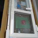 Vinyl Basement Window,Bathroom Sliding Window White 32" x 16"NFRC-Certified