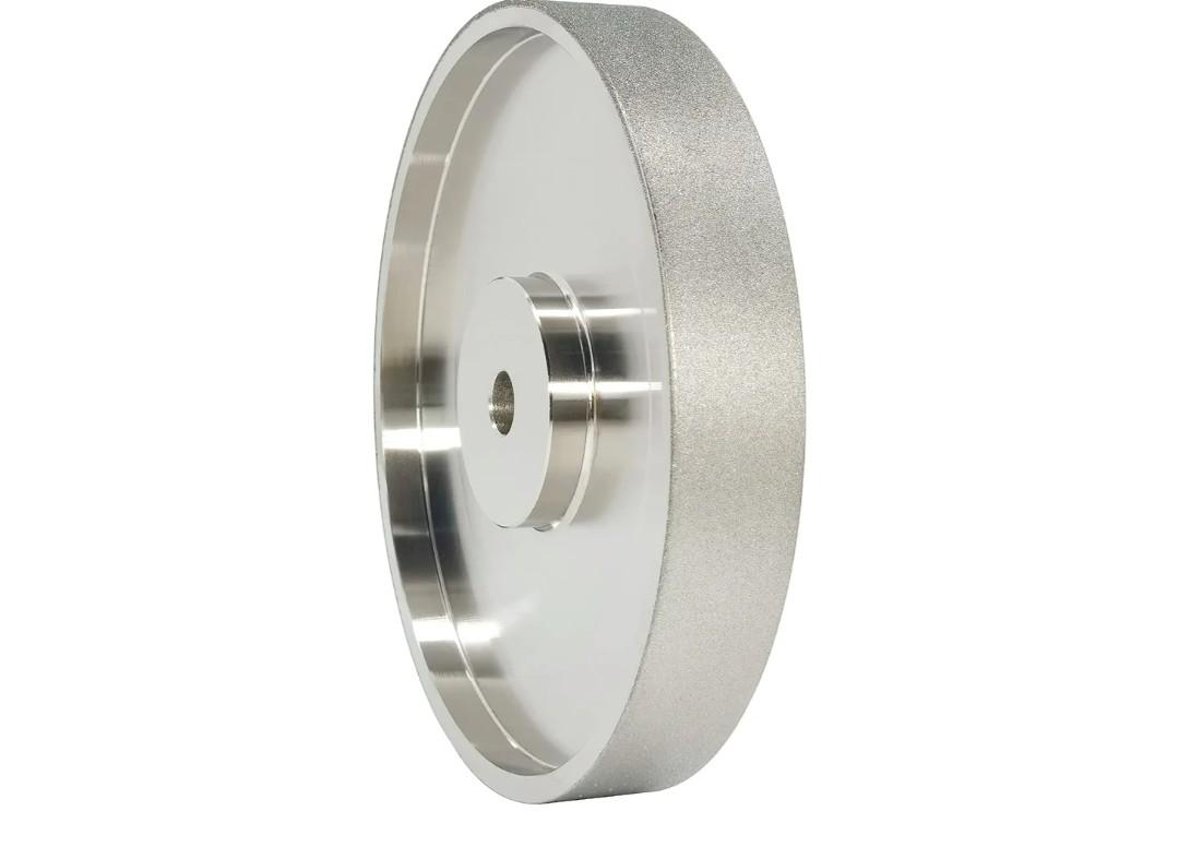 6" CBN Grinding Wheel, 1" Wide x 1/2" Arbor, Grit 320, for Sharpening High Speed Steel Tools, Diamond Grinding Wheel