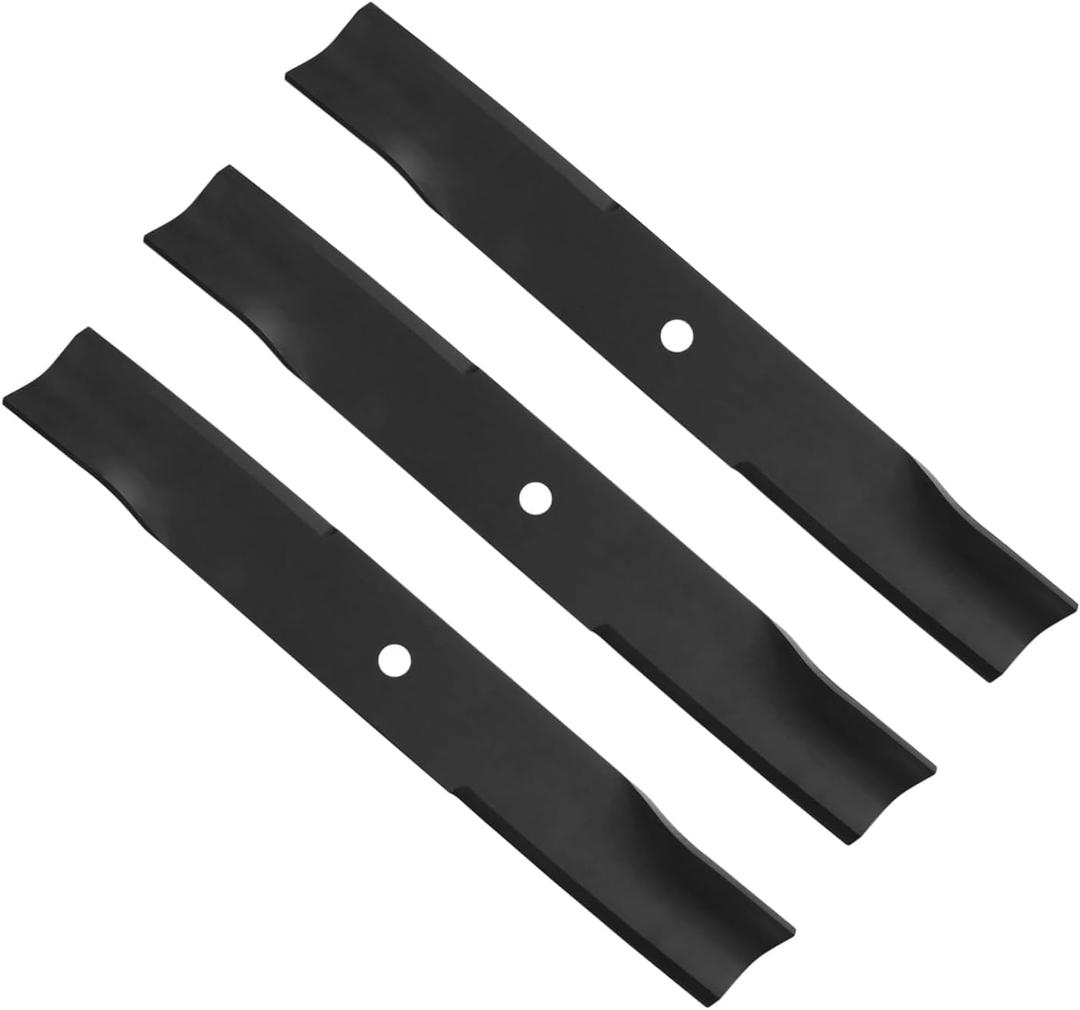 showingo Lawn Mower Blades Replacement for Hustler 54" Mower Blades Raptor SD Fastrak Super Z Replaces 797696 601124 561133B (3Pack)-Enhanced Cutting Efficiency