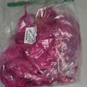 Wavy Wig and Sunglasses Set - 15 Inch Wavy Wig With Bangs - Heat Resistant Shoulder Length Curly Bob Wigs for Women - Bachelorette Party Costume Cosplay (Rose+Purple)