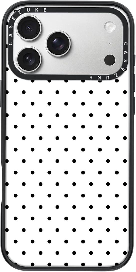 Clear TPU Phone Case Cover for iPhone with Design, Drop Protection, Cute Case for Girl Women (Point 1, iPhone 17 Pro Max)