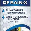 Rain-X 5079274-2 Latitude 2-In-1 Water Repellent Wiper Blades, 16 Inch (Pack Of 1), Automotive Replacement Windshield Wiper Blades With Patented Rain-X Water Repellency Formula (Latitude Water Repellency)