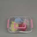 Mega Taba Squishy Pack 5 Giant Slow Rise Squishies with Storage Box Ultra Soft ASMR Stress Relief Autism Sensory Toys Hamster Strawberry Cookie Cat Paw Milk Bottle Cat Chick Kawaii Fidget Toys